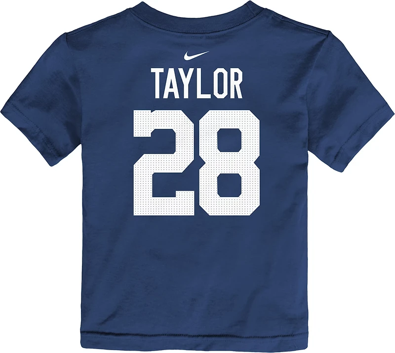 Nike Toddler Boys' Indianapolis Colts Johnathan Taylor 28 Fuse N&N T-shirt