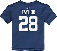 Nike Toddler Boys' Indianapolis Colts Johnathan Taylor 28 Fuse N&N T-shirt