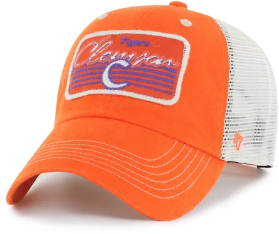 '47 Adults' Clemson University Primary Logo Five Point Clean Up Cap