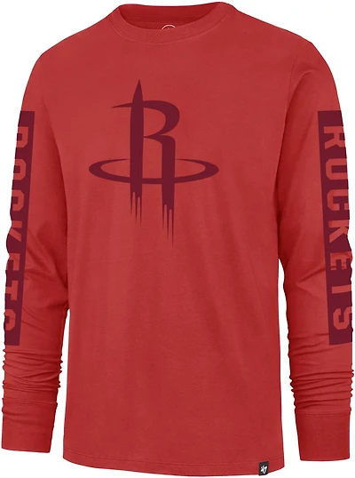'47 Men's Houston Rockets Phantom Franklin Long Sleeve T-shirt