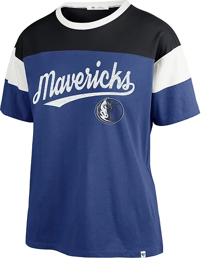 '47 Women's Dallas Mavericks Breezy Time Off Short Sleeve Shirt