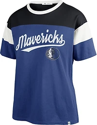 '47 Women's Dallas Mavericks Breezy Time Off Short Sleeve Shirt