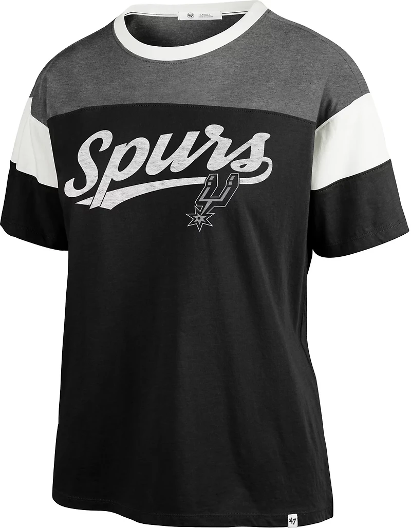 '47 Women's San Antonio Spurs Breezy Time Off Short Sleeve Shirt