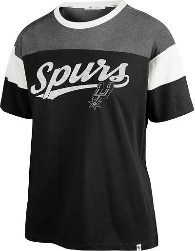 '47 Women's San Antonio Spurs Breezy Time Off Short Sleeve Shirt