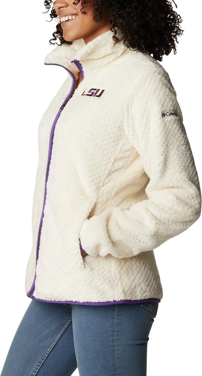 Columbia LSU Tigers Fireside II Sherpa Full-Zip Jacket