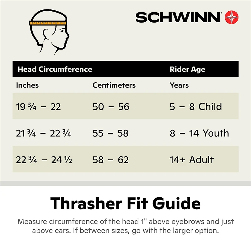 Schwinn Adults' Thrasher Bicycle Helmet