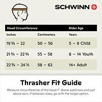 Schwinn Adults' Thrasher Bicycle Helmet