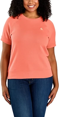 Carhartt Women's Relaxed Fit French Terry Short Sleeve Sweatshirt