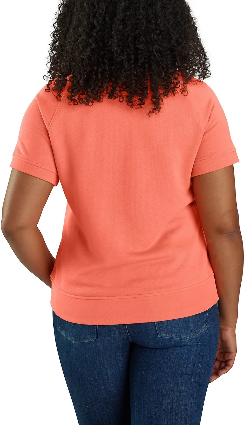 Carhartt Women's Relaxed Fit French Terry Short Sleeve Sweatshirt