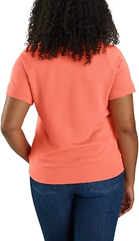 Carhartt Women's Relaxed Fit French Terry Short Sleeve Sweatshirt