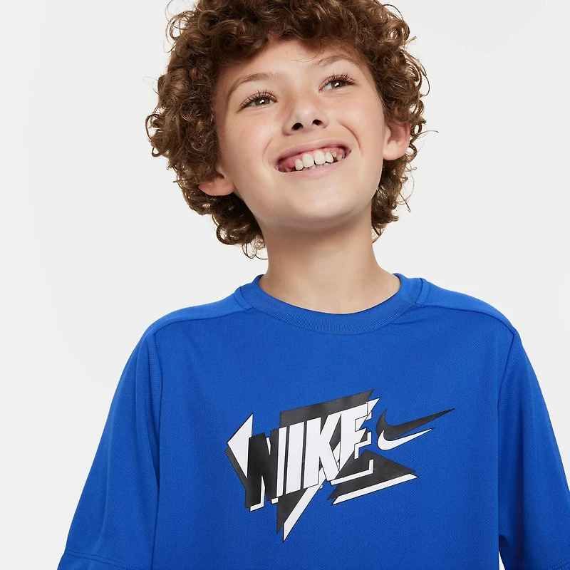 Nike Boys' Dri-FIT Multi SSNL Graphic Short Sleeve Shirt