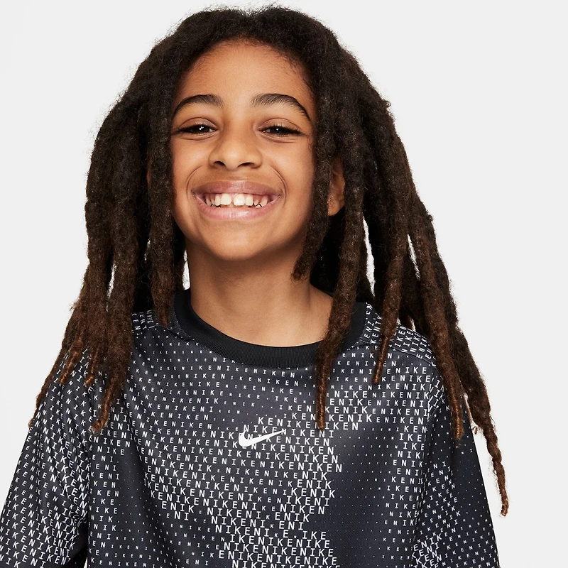 Nike Boys' Dri-FIT Multi AOP Short Sleeve Shirt