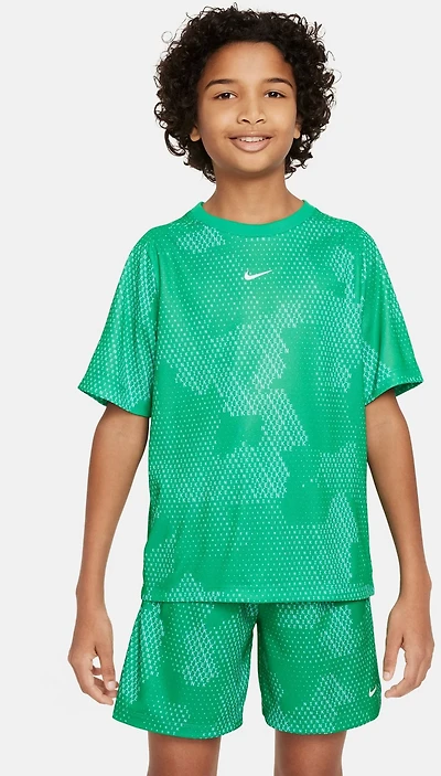 Nike Boys' Dri-FIT Multi AOP Short Sleeve Shirt