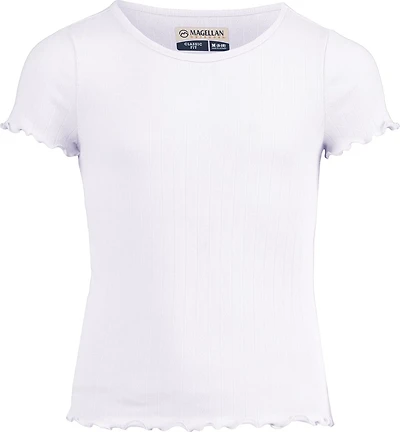 Magellan Outdoors Girls' Summerville Lettuce Edge T-shirt