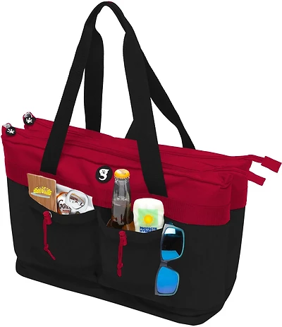Geckobrands 2 Compartment 40 Can Tote Cooler