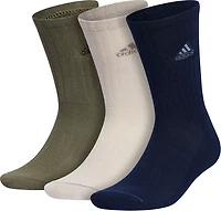 adidas Men's Cushioned Classic Crew Socks 3-Pack
