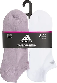 adidas Women's No-Show Socks 6 Pack