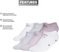 adidas Women's No-Show Socks 6 Pack