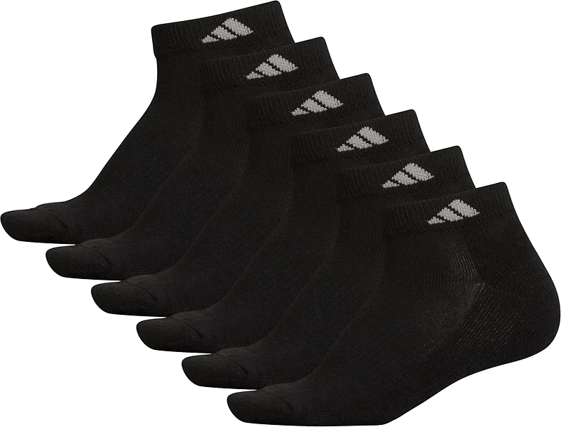 adidas Women's Athletic Cushioned Low-Cut Socks 6-Pack