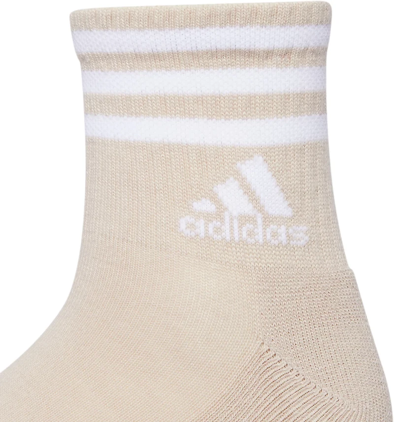 adidas Women's Cushioned 3-Stripe High Quarter Socks 3-Pack