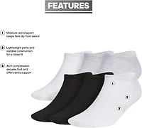 adidas Men's Superlite Classic Athletic No Show Socks
