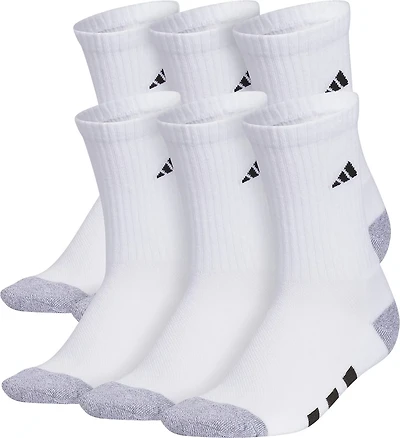 adidas Youth Cushioned Crew Socks 6 Pack