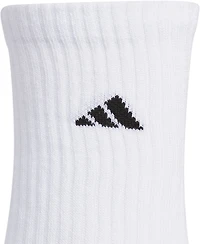 adidas Youth Cushioned Crew Socks 6 Pack