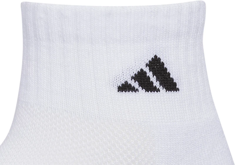 adidas Youth Cushioned Quarter Socks 6 Pack