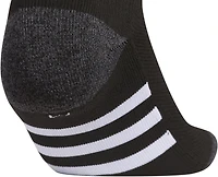 adidas Youth Cushioned No Show Socks 6 Pack