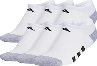 adidas Youth Cushioned No Show Socks 6 Pack