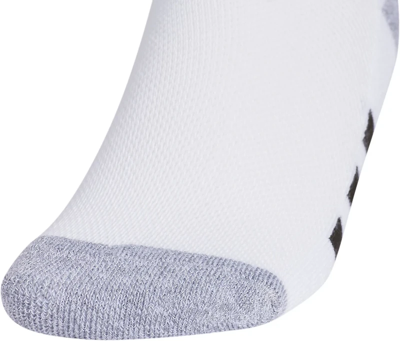 adidas Youth Cushioned No Show Socks 6 Pack