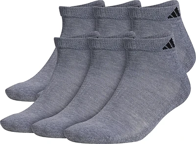 adidas Men's Large Athletic Low-Cut Socks 6 Pack