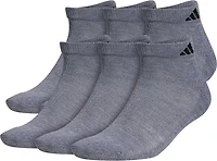 adidas Men's Large Athletic Low-Cut Socks 6 Pack