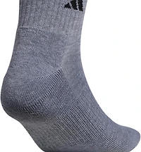 adidas Men's Large Athletic Quarter Socks 6 Pack