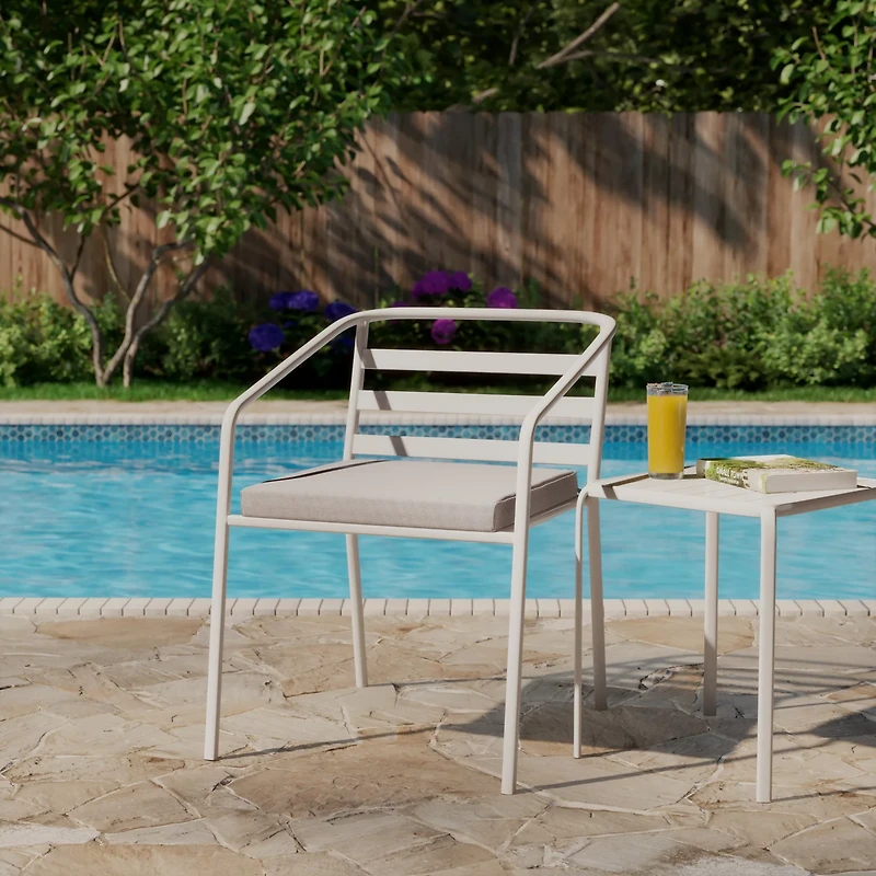 Mosaic Chair Cushion with Hanging Loop