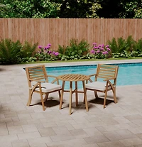 Mosaic 3-Piece Acacia Luncheon Set