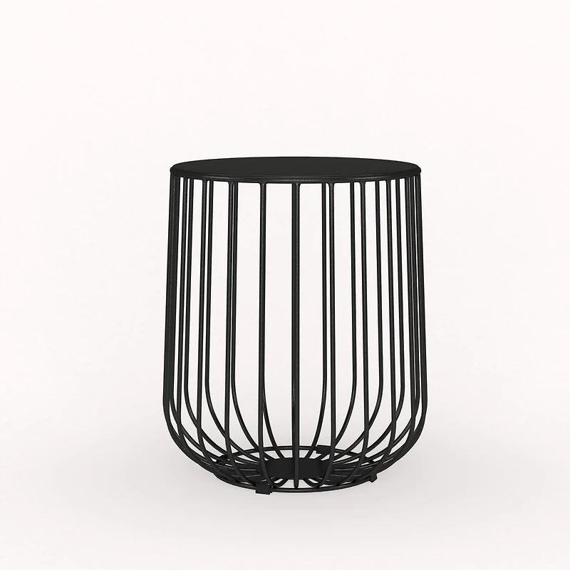 Mosaic Basket Accent Table