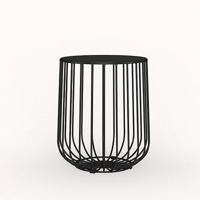 Mosaic Basket Accent Table