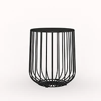 Mosaic Basket Accent Table