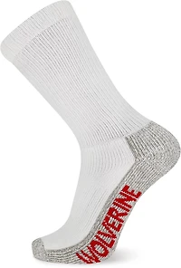 Wolverine Men's Steel Toe Cotton Crew Socks 2-Pack