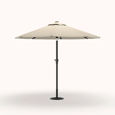 Mosaic Round 9 ft Patio Market Solid Umbrella