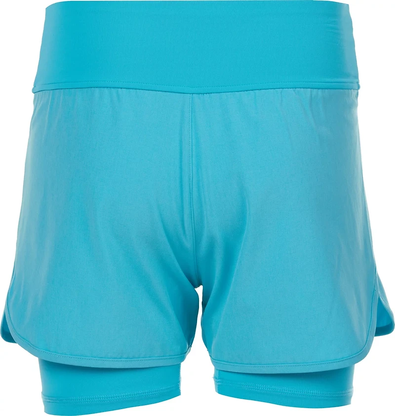 BCG Girls' Run Knit WB 2-in-1 Running Shorts