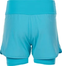 BCG Girls' Run Knit WB 2-in-1 Running Shorts