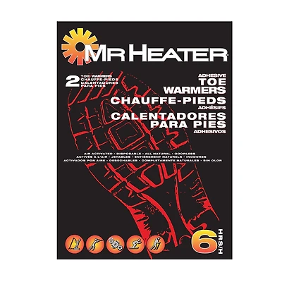 Mr. Heater Disposable Adhesive Toe Warmers 2-Pack