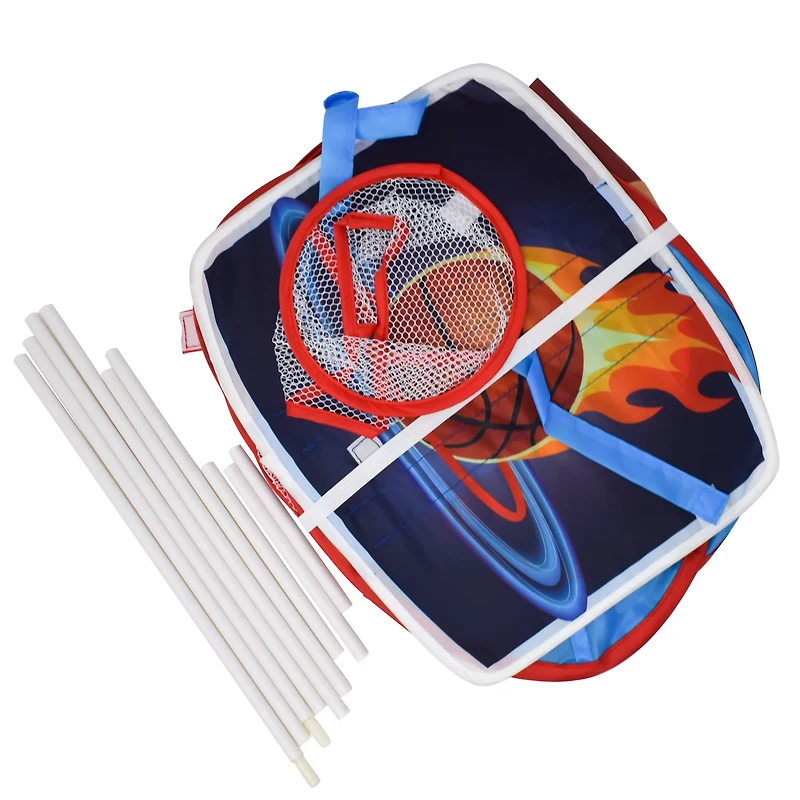 Sunny Days Entertainment Pop-N-Play Basketball Pit with Balls