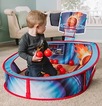 Sunny Days Entertainment Pop-N-Play Basketball Pit with Balls