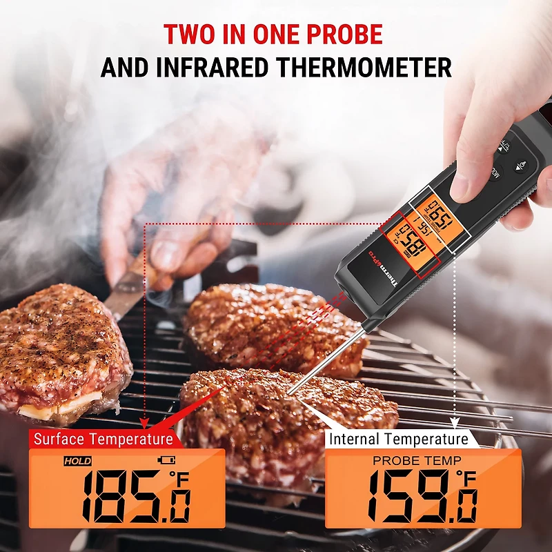 ThermoPro TP420W 2-in-1 Instant Read Thermometer