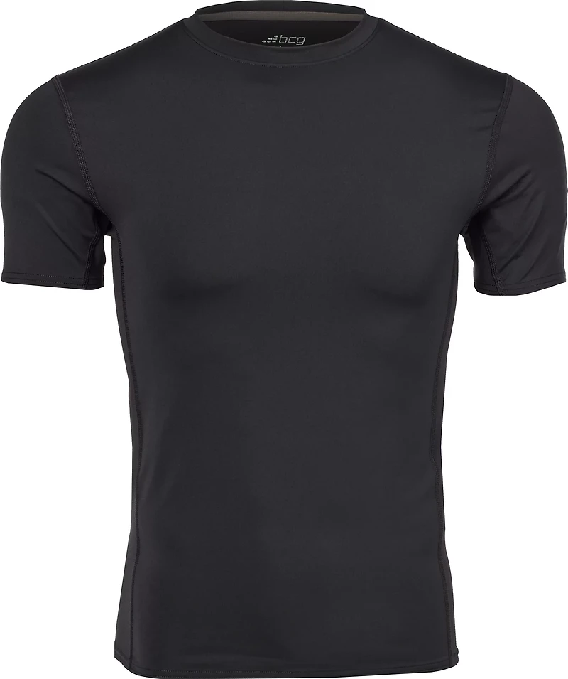 BCG Men's Compression Mesh Short Sleeve Top