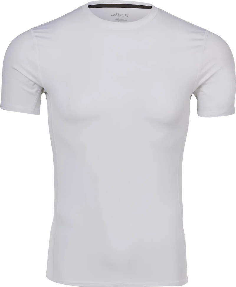 BCG Men's Compression Mesh Short Sleeve Top