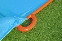 H2OGO! Triple 16 ft Water Slide with Tsunami Splash Ramp